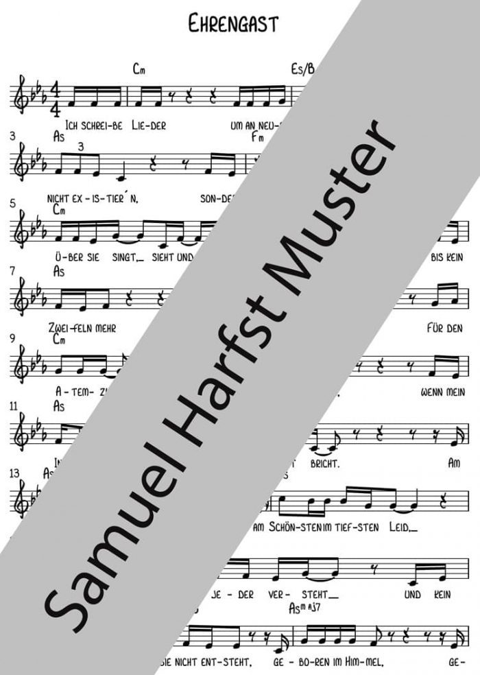 NOTEN | Ehrengast
