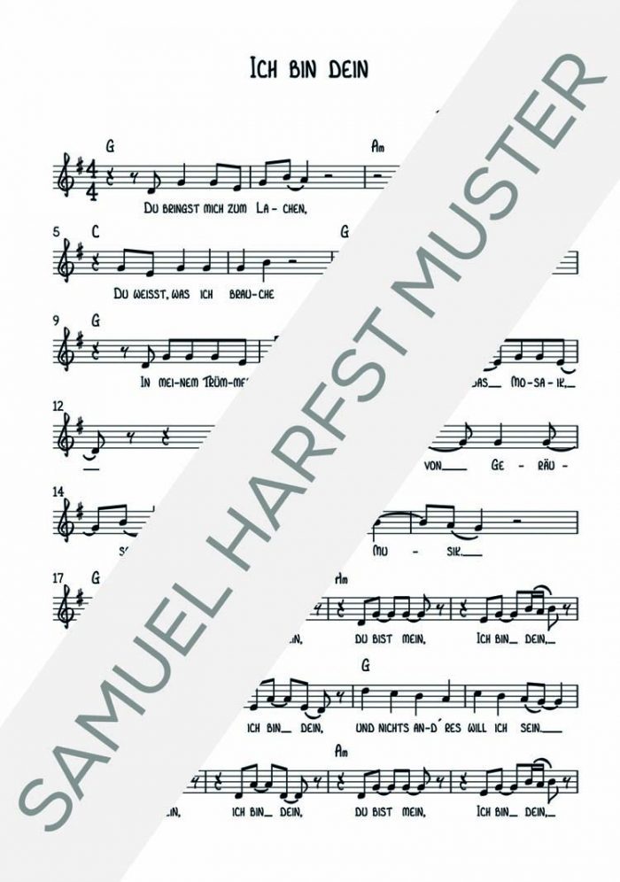 NOTEN | Ich bin dein
