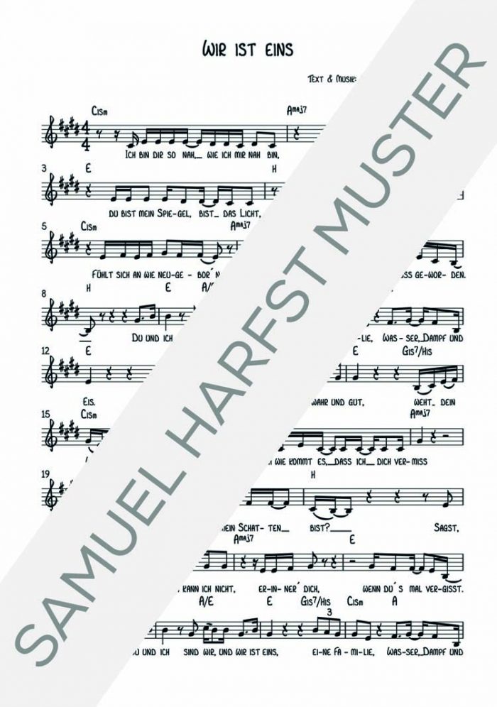 NOTEN | Wir ist eins
