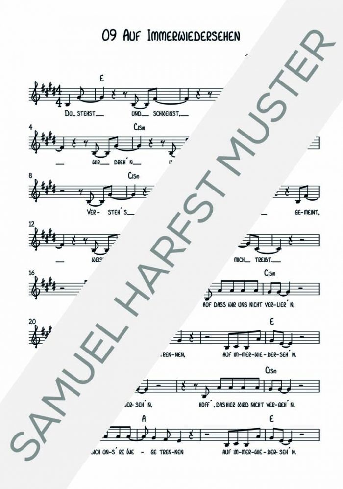 NOTEN | Auf Immerwiedersehen