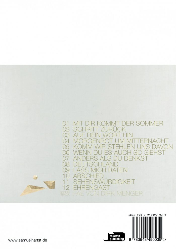 SONGBOOK | Schritt zurück [2012] - DOWNLOAD – Bild 2