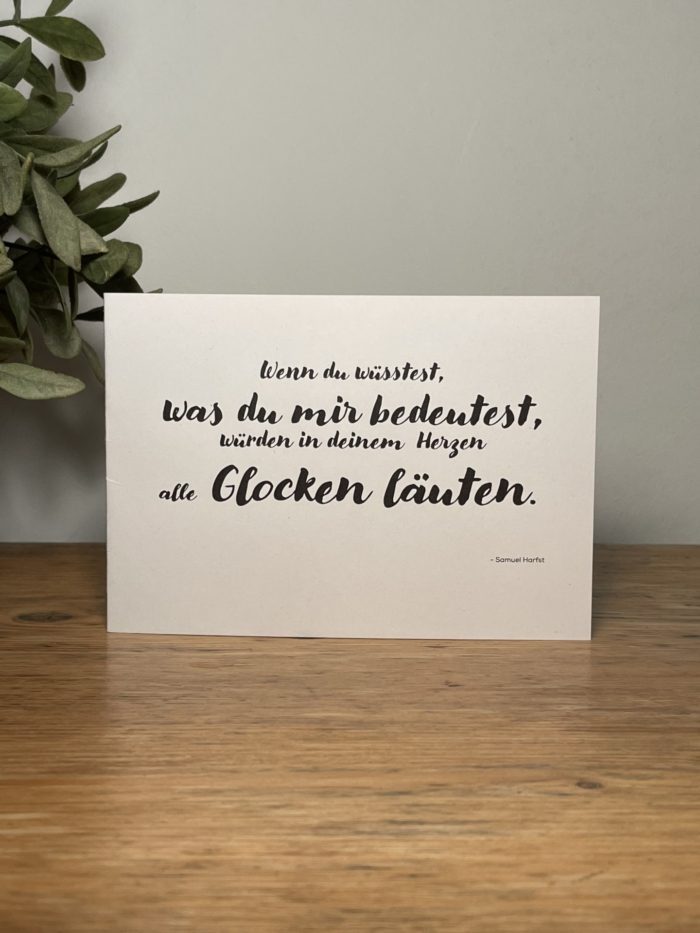 Grußkarte | "Was du mir bedeutest" – Bild 2