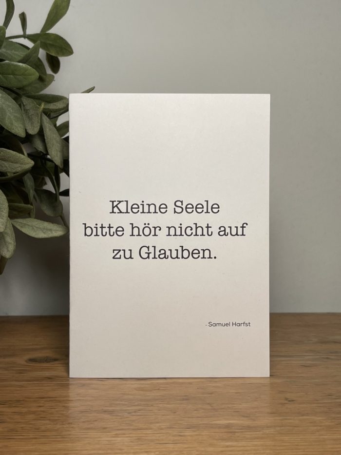 Grußkarte | "Kleine Seele" – Bild 2