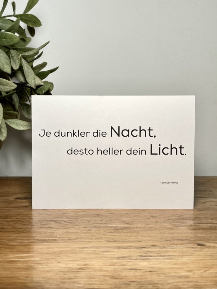Grußkarte | "Licht" – Bild 3